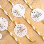 نی تولد سفید طلا کوب