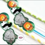 چاقو با تم حیوانات جنگل