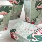 ظرف پاپ کورن با تم فلامینگو