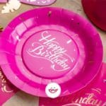 پیش دستی صورتی طلا کوب