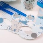 عینک تولد تم فیل آبی