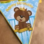 ریسه پرچمی تولد تم خرس کوچولو
