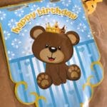 ریسه تولد تم خرس کوچولو