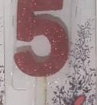 شمع اکلیلی عدد پنج