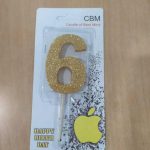 شمع اکلیلی عدد شش