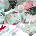 ریسه کاغذی تم فلامینگو