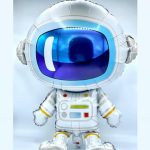 بادکنک فویلی فضانورد کوچولو