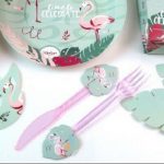 چاقو و چنگال تم فلامینگو 