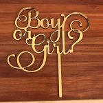 تاپر روی کیک تعیین جنسیت