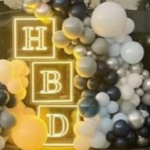 باکس مکعبی نئونی HBD