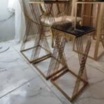 میز مورب طرح حصیری X