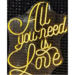 نئون پلکسی All you need is Love