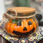 شمع طرح هالوین