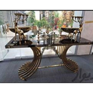 میز پذیرایی مستطیل طرح کمانی