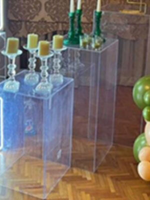 میز پلکسی مکعبی
