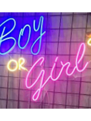 نئون پلکسی تعیین جنسیت (boy or girl)