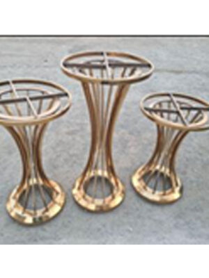 میز کمانی (آبکاری طلایی)